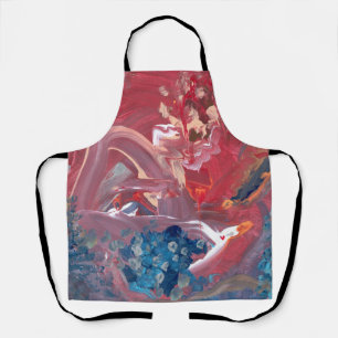 Bird and the Lake All-Over Print Apron Schort