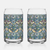 Bird Art Nouveau Design Blikvorm Glas (Rechts)