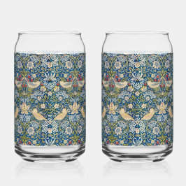 Bird Art Nouveau Design Blikvorm Glas