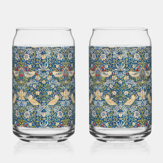 Bird Art Nouveau Design Blikvorm Glas