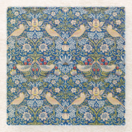 Bird Art Nouveau Design Glazen Onderzetter