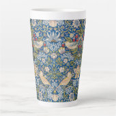 Bird Art Nouveau Design Latte Mok (Voorkant)
