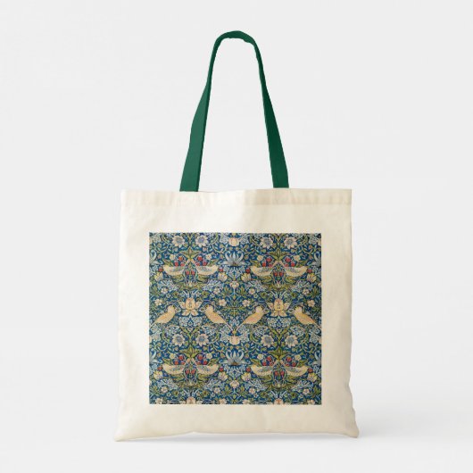 Bird Art Nouveau Design Tote Bag (Achterkant)