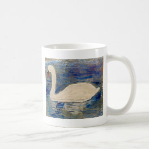 Bird Art Swan Reflections Koffiemok