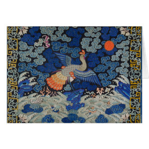 Bird Artwork Crested chinese embroidery artwork