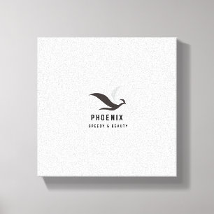 Bird Black Luxe Beauty Fly Wings Snelle Levering Canvas Afdruk