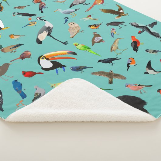 Bird Blanky Sherpa Deken (3/4)