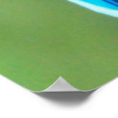 Bird Blue Poster (Hoek)