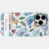 Bird Botanical Perzonalized Case-Mate iPhone Case (Achterkant (horizontaal))
