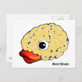 Bird Brain Briefkaart (Voorkant / Achterkant)