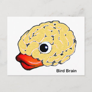 Bird Brain Briefkaart
