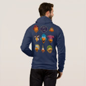 Bird Call Jacket met Cast Hoodie (Achterkant volledig)