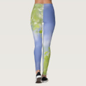 Bird Cherry Tree Blossom Flowers Sky Leggings (Achterkant)