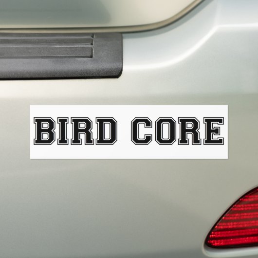 Bird Core Bumpersticker (Op auto)