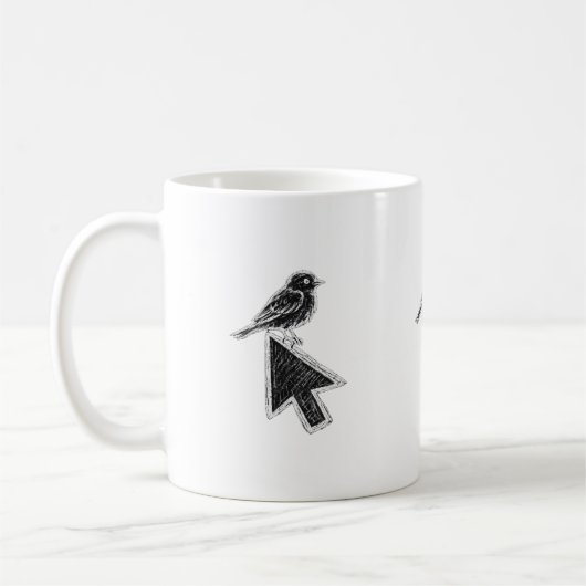 Bird Cursor Koffiemok (Links)