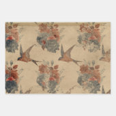 Bird Ephemera Decoupage Wrapping Paper (Voorkant 2)