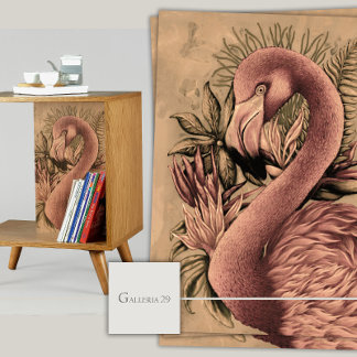 Bird Ephemera Floral  Weefselpapier Tissuepapier