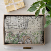 Bird Ephemera ontleedblad Tissuepapier (Geschenk)