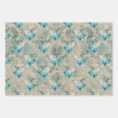 Bird Ephemera Wrapping Paper Sheet (Voorkant)