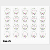Bird Feather Tribal Pattern Dank je Sticker (Vel)