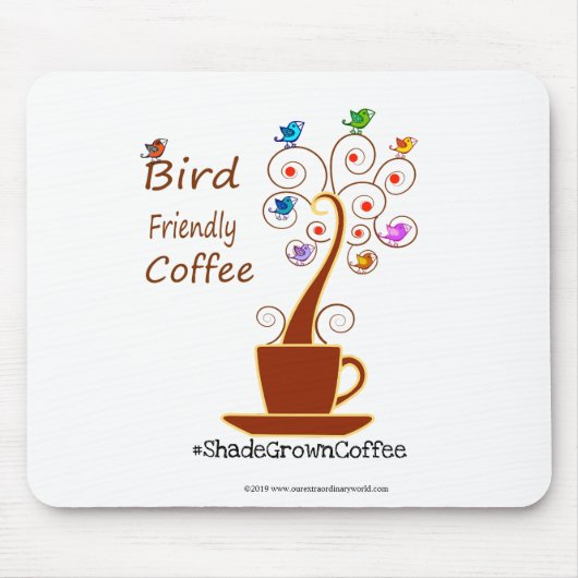 Bird Friendly Coffee Muismat (Voorkant)