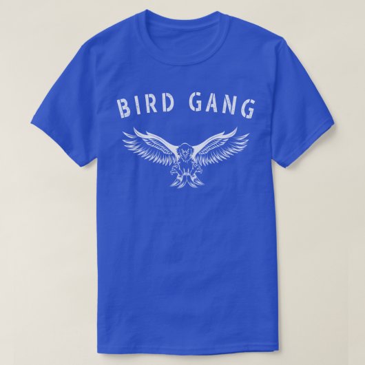 Bird Gang Eagle Philadelphia fans T-shirt (Design voorkant)