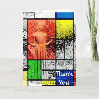 Bird Girl Angel - Hartelijk dank Bedankkaart