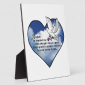 Bird Heart Poem Fotoplaat (Zijkant)