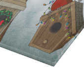 Bird House Holiday Snijplank (Hoek)