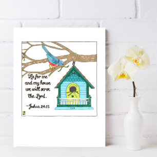 Bird House Inspirerend Briefkaart