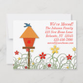 Bird House Moving Faire-part (Devant)