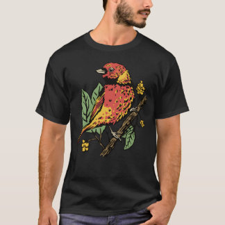 Bird Illustratie vrienden T-shirt