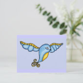 Bird in Flight Briefkaart (Staand voorkant)