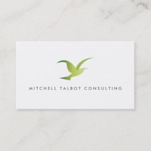 Bird in Flight Logo (Groen) Visitekaartje