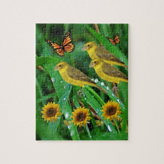 Bird Jigzaag Puzzle Legpuzzel (Verticaal)