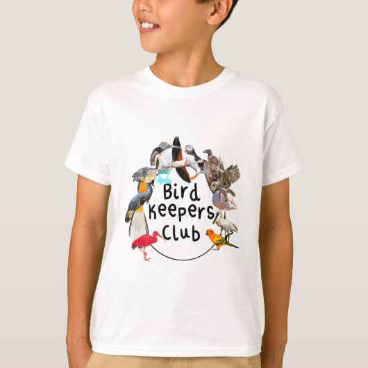 Bird Keepers Club T-shirt (Voorkant)