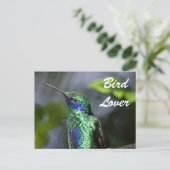 Bird Lover Briefkaart (Staand voorkant)