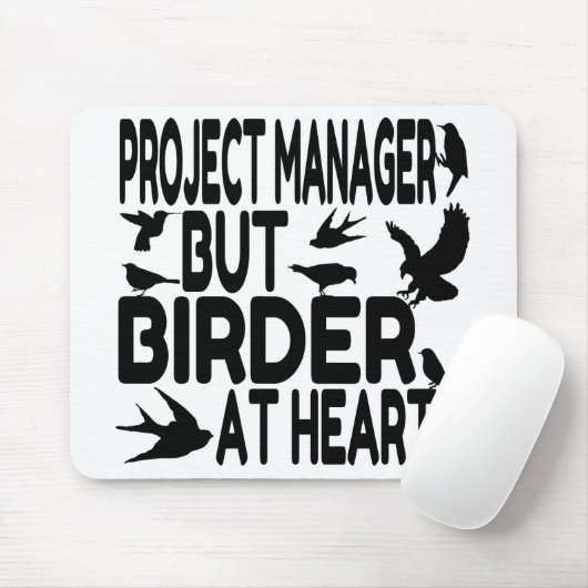 Bird Lover Project Manager Muismat (Met muis)