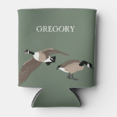 Bird Lovers Canada Geese Illustration Personalized Blikjeskoeler (Voorkant)