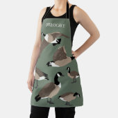 Bird Lovers Canada Geese Illustration Personalized Schort (Insitu)