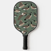 Bird Lovers Canada Goose Illustration Personalized Pickleball Paddle (Achterkant)