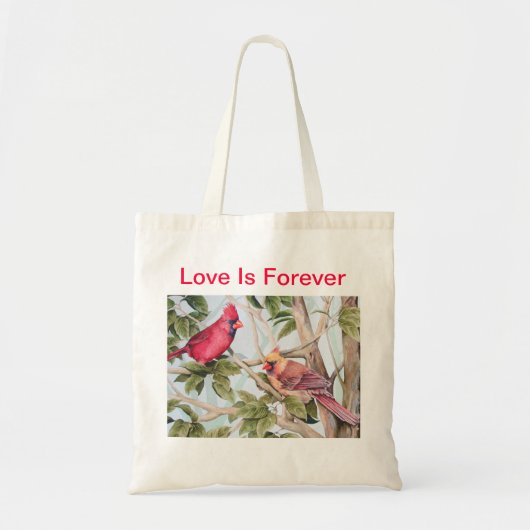 Bird Lover's Canvas tas (Voorkant)