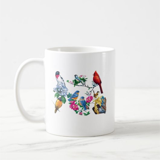 Bird Lovers Coffee Mug (Gauche)