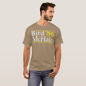 Bird McHale '86 T-Shirt - Funny Boston Basketball (Devant entier)