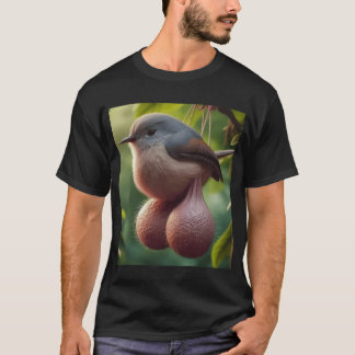 Bird Meme Viral Bird Met Ballen Grappig Cadeau T-shirt
