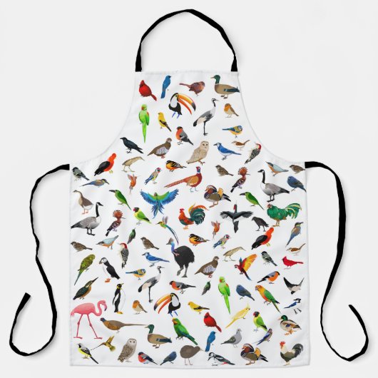 Bird Nerd Apron Schort (Voorkant)