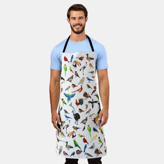 Bird Nerd Apron Schort (Gedragen)