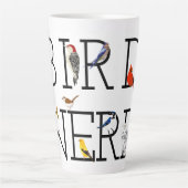 Bird Nerd Assortation Two Latte Mok (Voorkant)