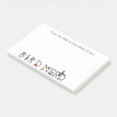 Bird Nerd Classic Collectie Personaliseren Post-it® Notes (Schuin)