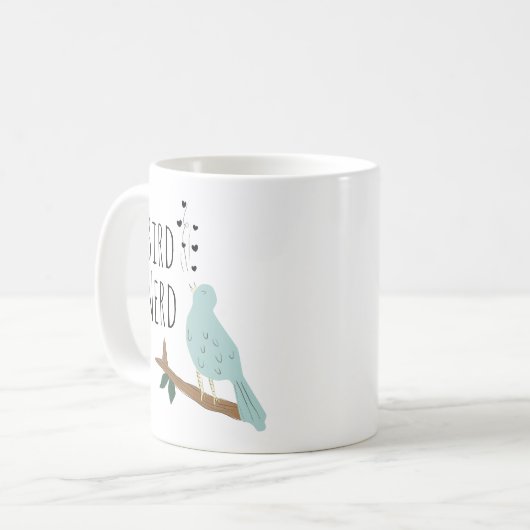 Bird Nerd Coffee Mok (Voorkant links)